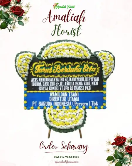 Papan Bunga Duka Tugu Selatan